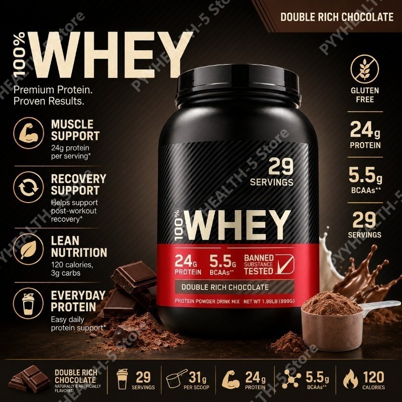 Fitness Nutrition Protein - Сывороточный протеин в порошке, двойной шоколадный