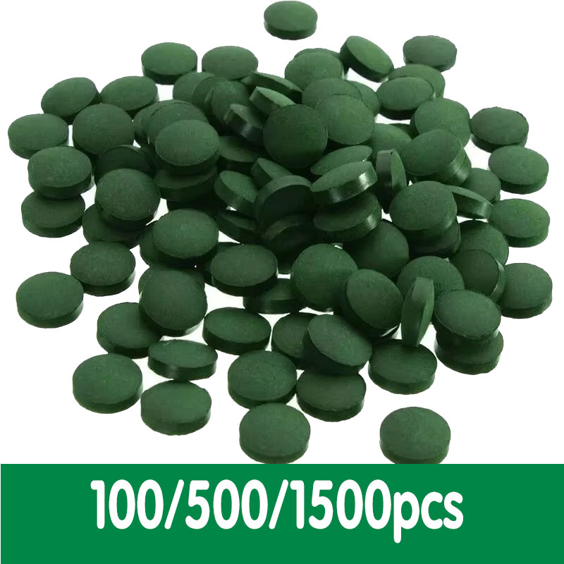 Spirulina Tablet Organic - 100/1500 шт. таблетки спирулины высокой чистоты,