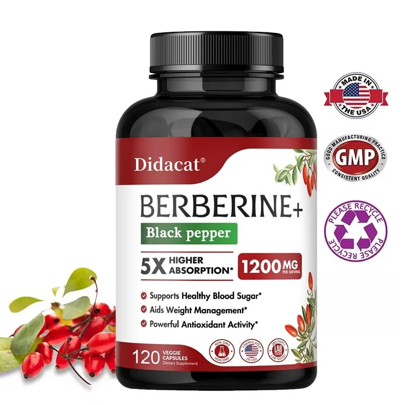 Apple Cider Vinegar Pill - Добавка берберина HCl-для метаболизма и холестерина,