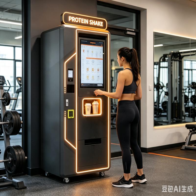 Fitness Nutrition Protein - Автоматический вендинговый аппарат для протеиновых коктейлей: