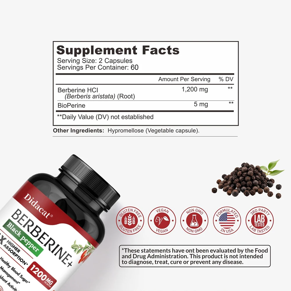 Добавка берберина HCl-для мета – обзор и цена Apple Cider Vinegar Pill