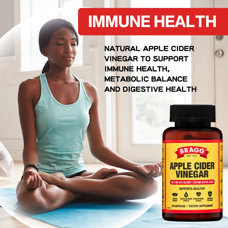 Яблочный уксус Bragg — витамин – обзор и цена Apple Cider Vinegar Pill