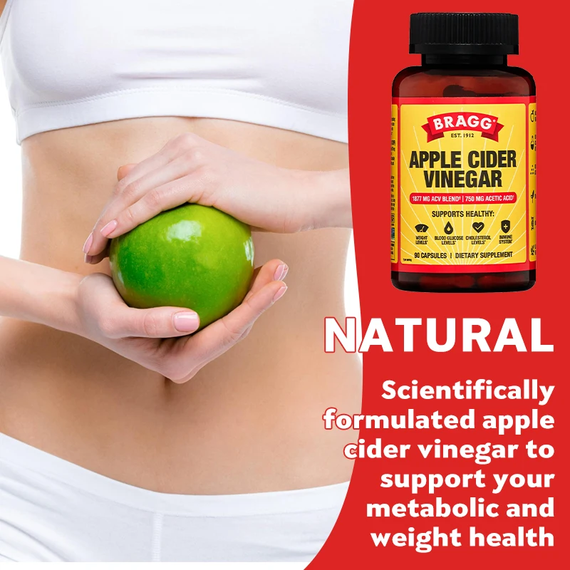 Яблочный уксус Bragg — витамин – обзор и цена Apple Cider Vinegar Pill